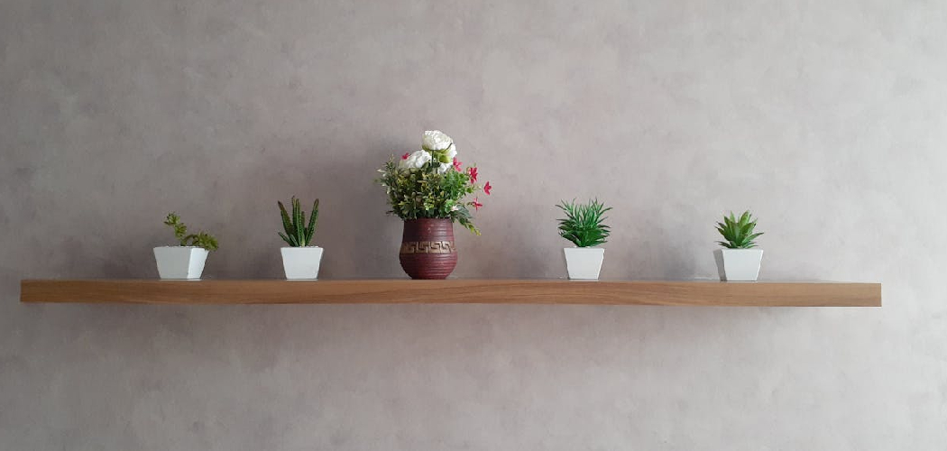 How to Build Small Floating Shelves