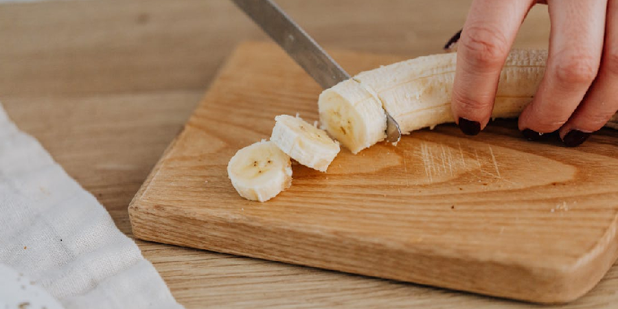Using a cutting board