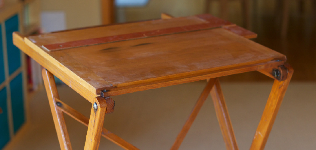 How to Make a Wooden Folding Table